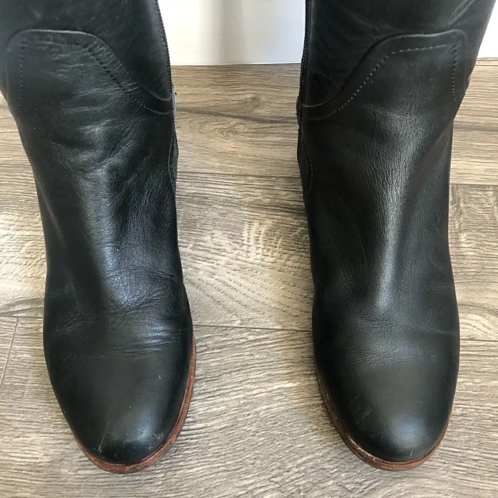 Revolve UGG Equestrian Amberlee Black knee high Riding Boots